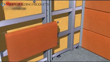 Togen 30mm 천연 테라코타 외벽 장식 패널 건물 타일 외관 클래딩